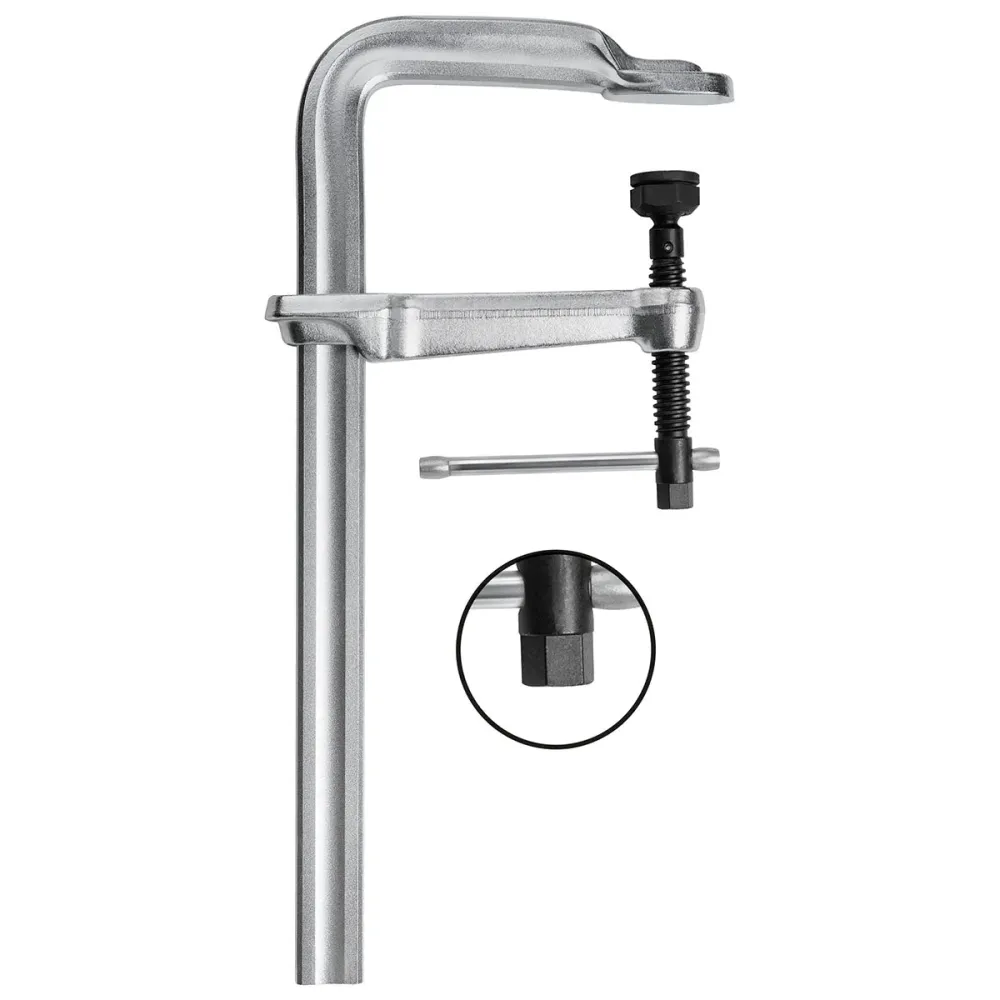Bessey STB100M - Máximo rendimiento all-steel clamping screw Bessey STBM 1000/175 cross-shaped metal pin