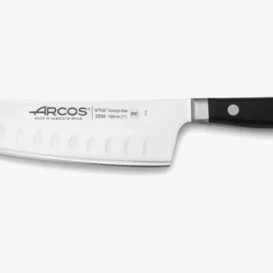 Bisagra de Acero Inoxidable Couteau Santoku Série Opera 180 mm