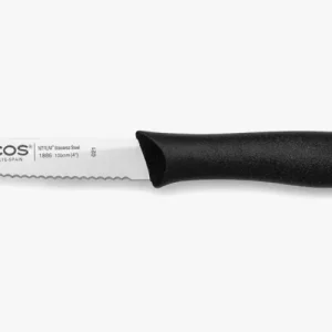 Bisagra de Montaje Superficial Coltello Spelucchino Colore Nero Seghettato Serie Nova 100 mm