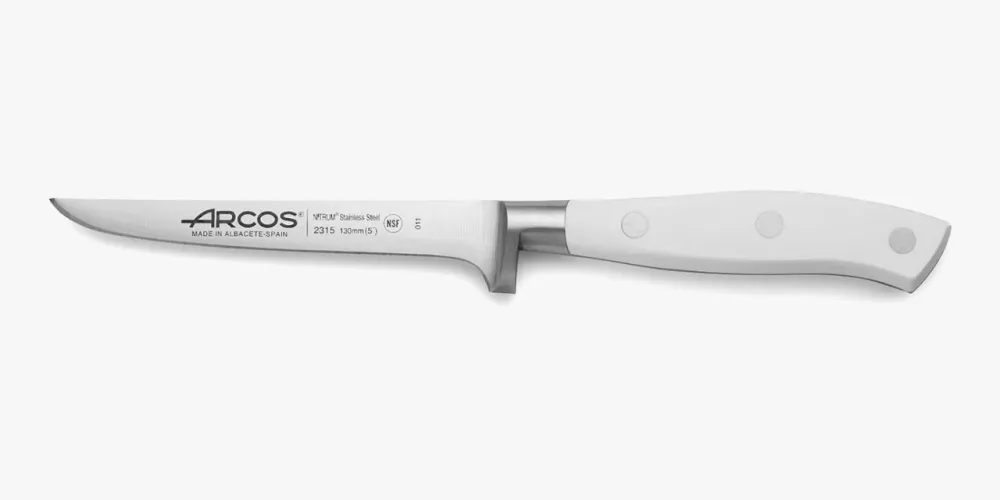 Couteau à désosser Riviera Blanc 130 mm para Puertas de hasta 40 kg