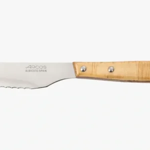 Couteau à steak/burger/pizzas bois de peuplier Pesada | Resistente la Corrosión