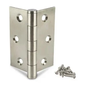 Acero Inoxidable 304 Bisagra capuchina satinada 3"x3" c/unidad - X-TREMA