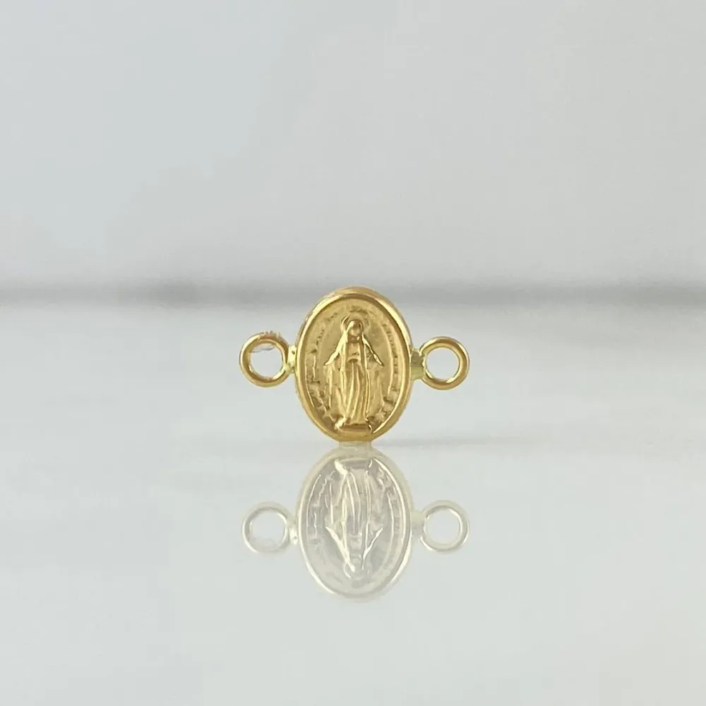 Herraje Virgen Milagrosa 0.25gr / 1.3cm / Oro Amarillo para Puertas de hasta 40 kg