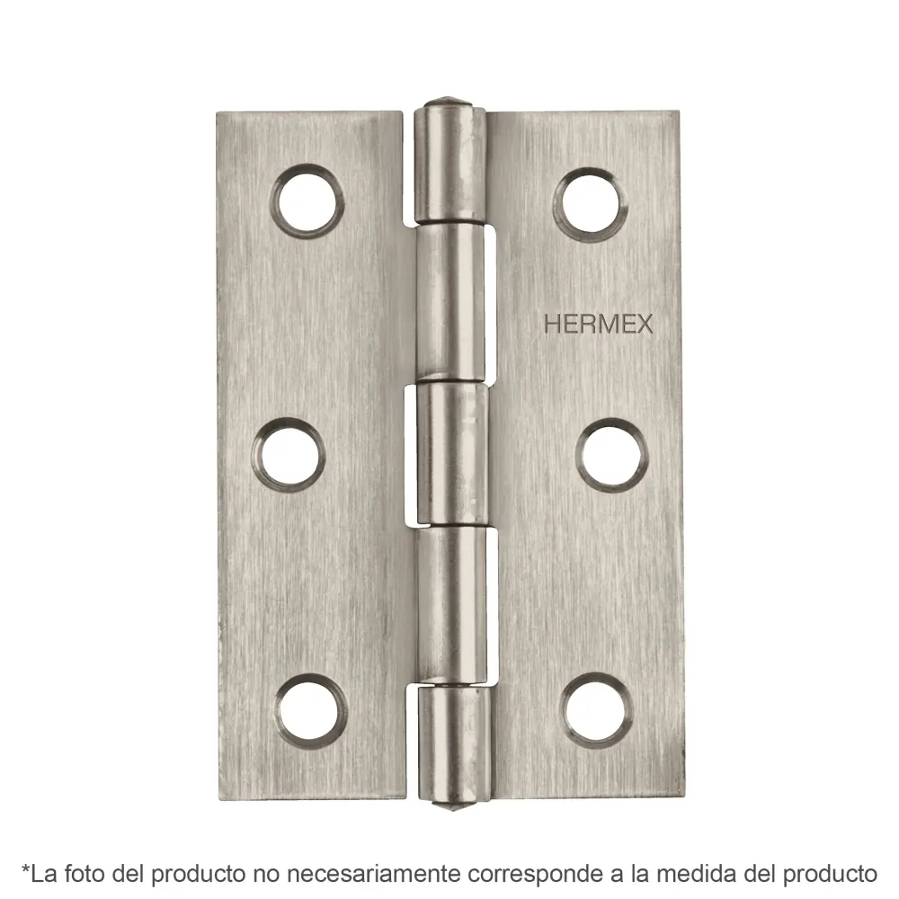 Pesado Industrial Bisagra Rectangular 3-1/2" Acero Inoxidable, Hermex 43204