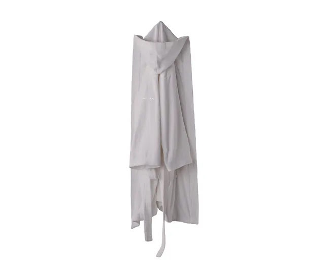 Acero Inoxidable 304 Albornoz CASUAL gris perla M-L