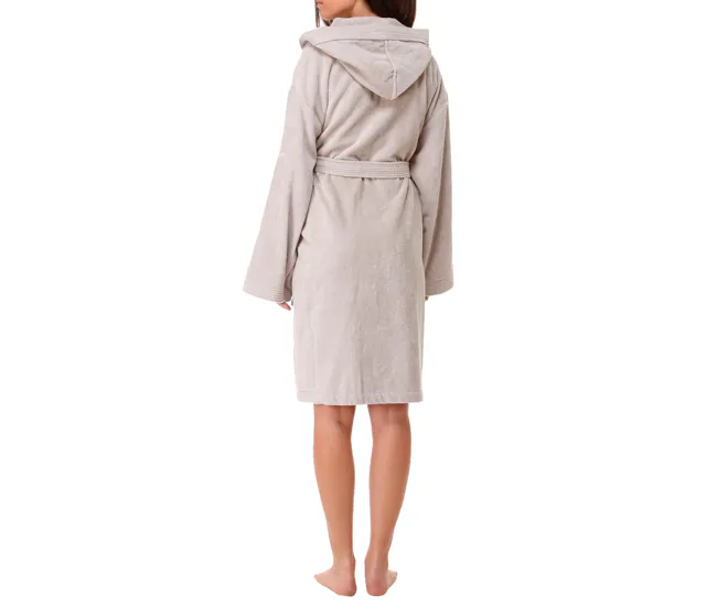 Acero Inoxidable 304 Albornoz CASUAL gris perla M-L
