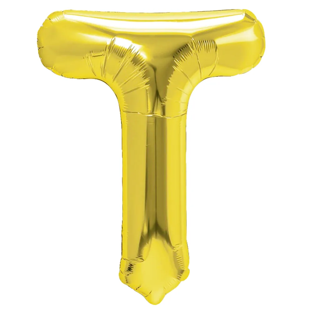 Bisagra de Montaje Superficial Globo de aluminio letra T, dorado, 70cm L