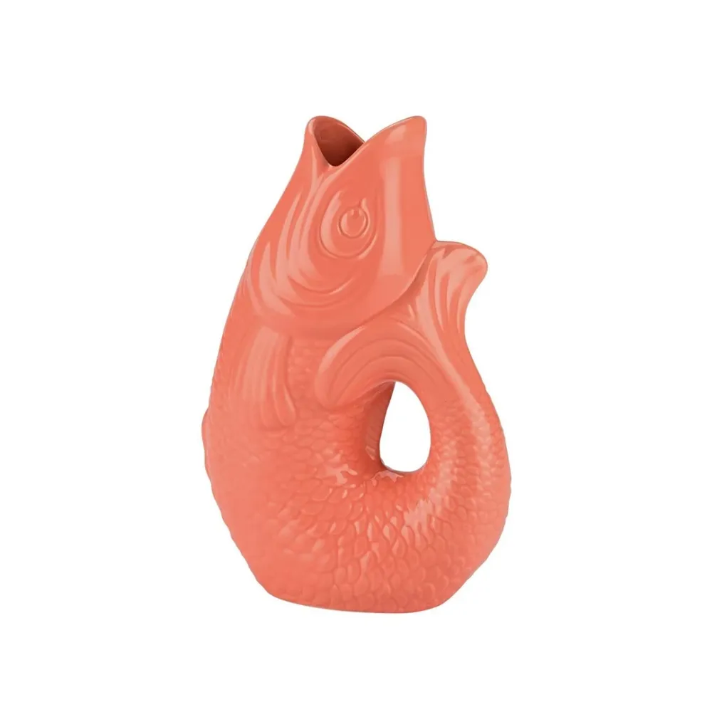 Bisagra de Caja Vase Monsieur Carafon h.31 cm - Saumon