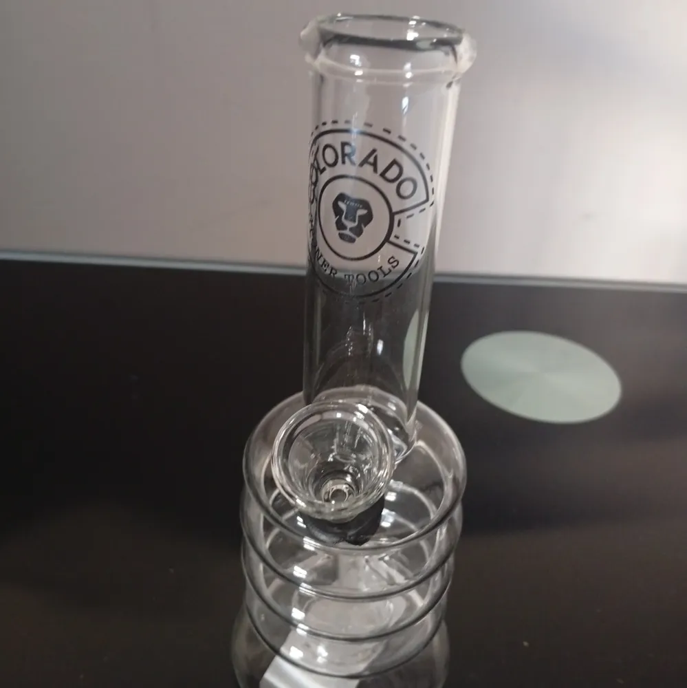 Bisagra Oculta Bong Cristal Colorado Stoner Tools