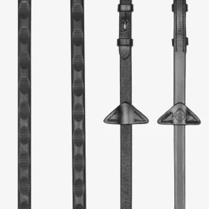 Magna Grip Goma Reins Black/Silver F