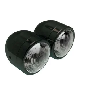 BIHR Twin Headlight Apto para todos Ø90mm Black