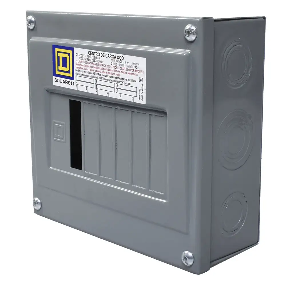Bisagra de Acero Inoxidable C.De carga 6p./100A.Qod6s sobreponer square d ofrecer btn/8sn