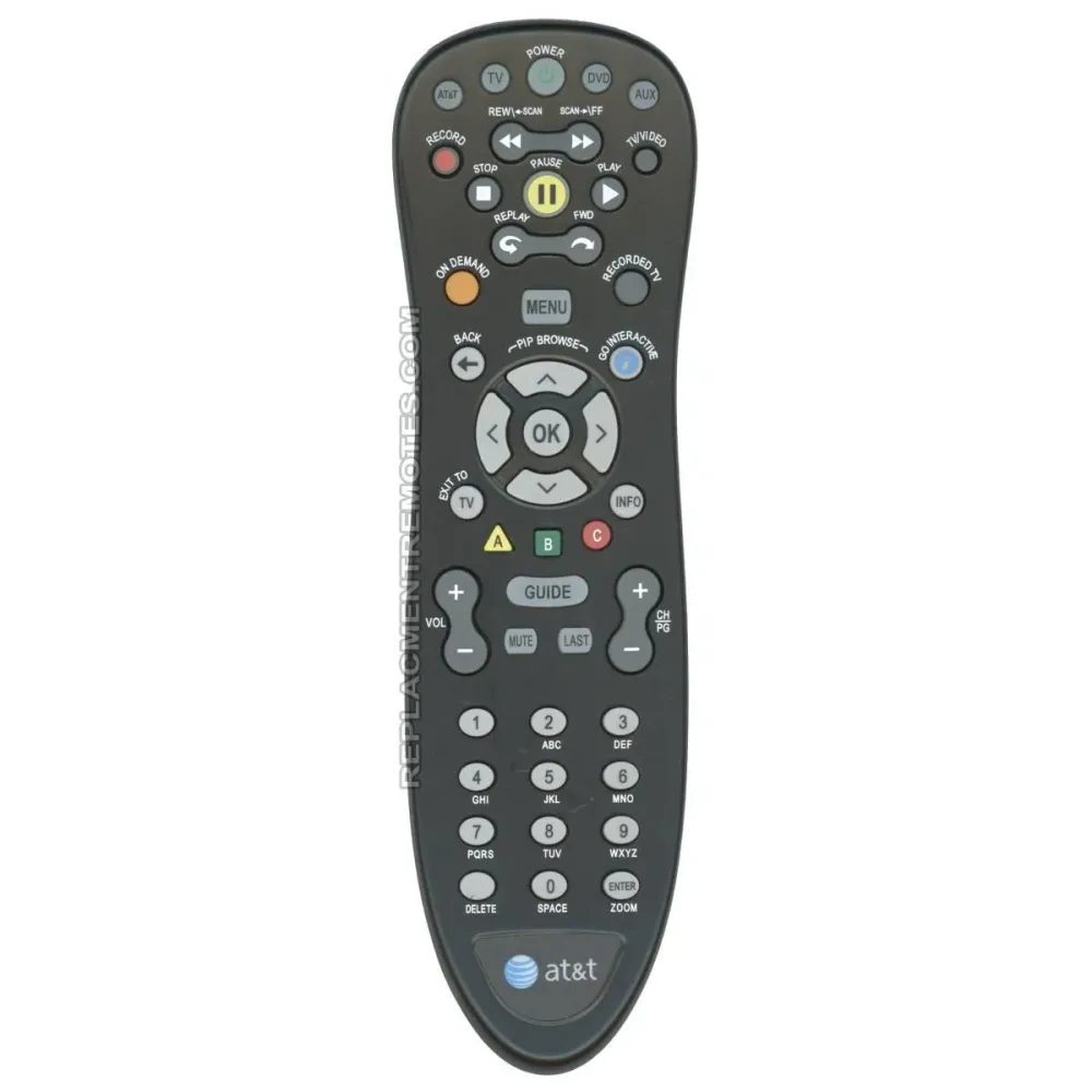 Bisagra de Caja Control remoto satelital AT&T S10-S4 UVERSE