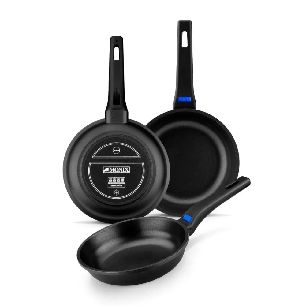 Bisagra de Caja Lot Solid+ Monix non-stick frying pans