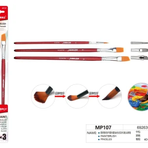 Bisagra de Montaje Superficial PINCELES 3PCS 0/6/8#