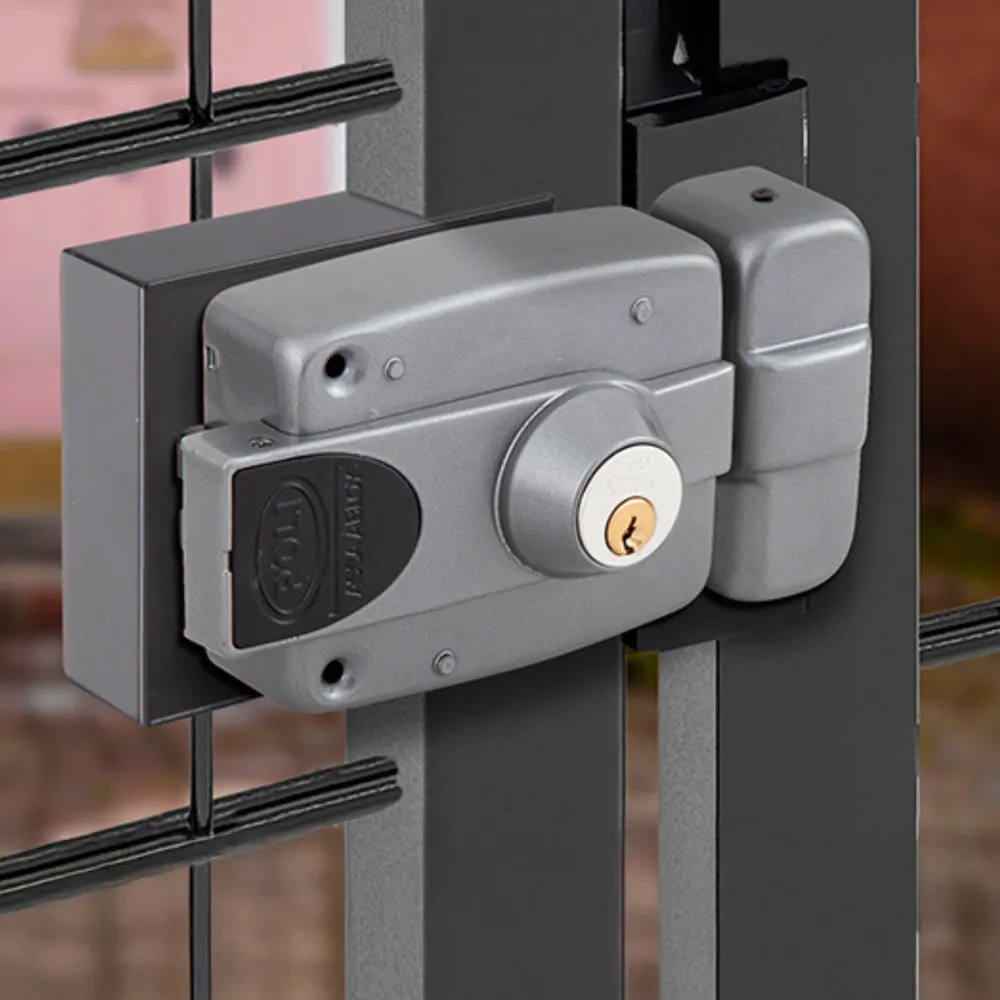 Cerradura Sobreponer Eléctrica Poli 3010 Cilindro Ajustable Fácil Instalación