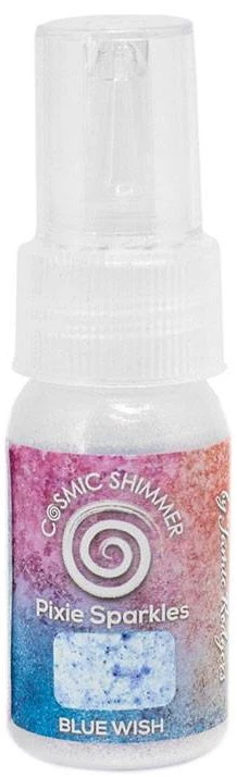 Expresiones creativas Cosmic Shimmer Pixie Sparkles Deseo azul con Rodamientos de Bolas