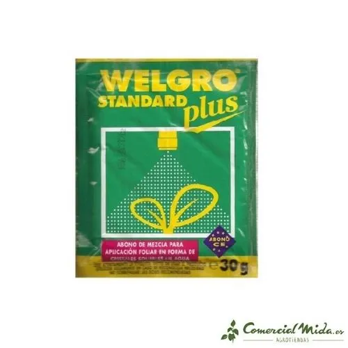 Fertilizante NPK MASSÓ Welgro Común Plus 30 gr para Puertas de hasta 40 kg