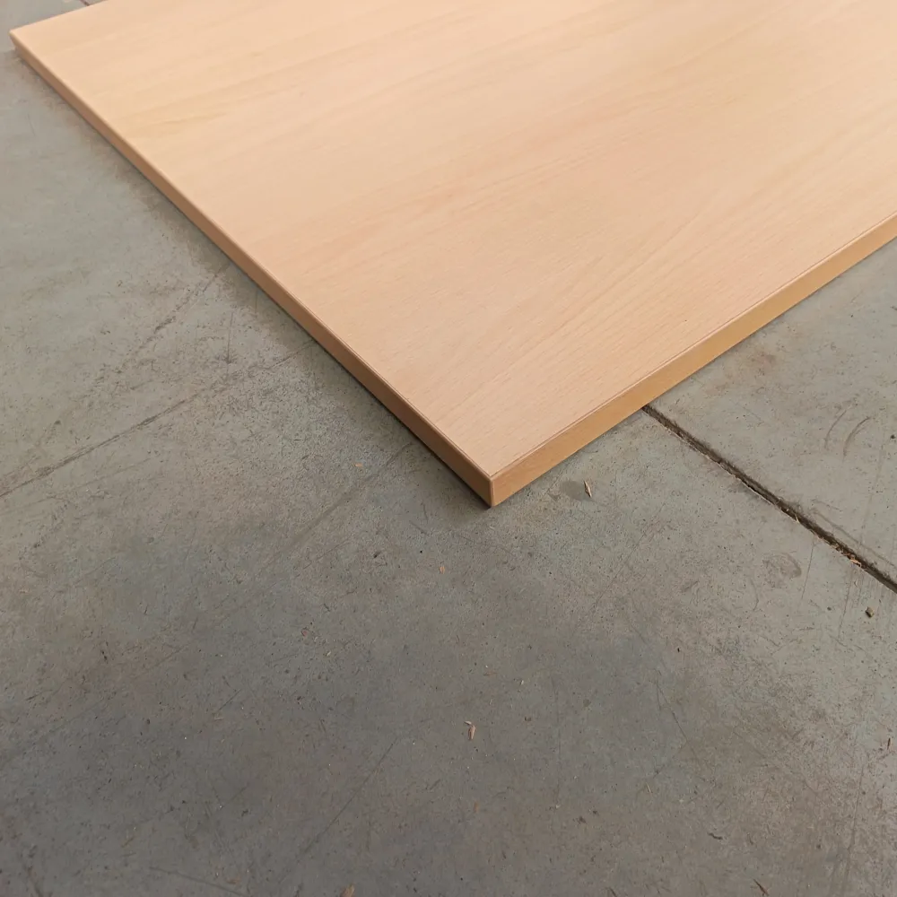 Plan de travail aggloméré hetre - 1400 x 800 x 25 mm Fácil Instalación