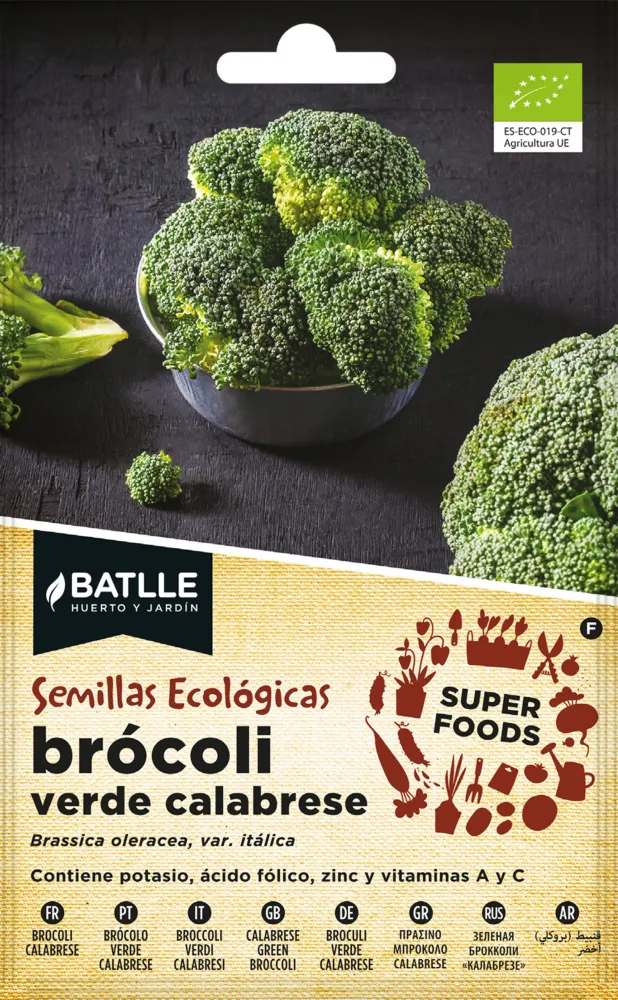 Semillas Brocoli Calabrese Super Foods Batlle Pesada | Resistente la Corrosión