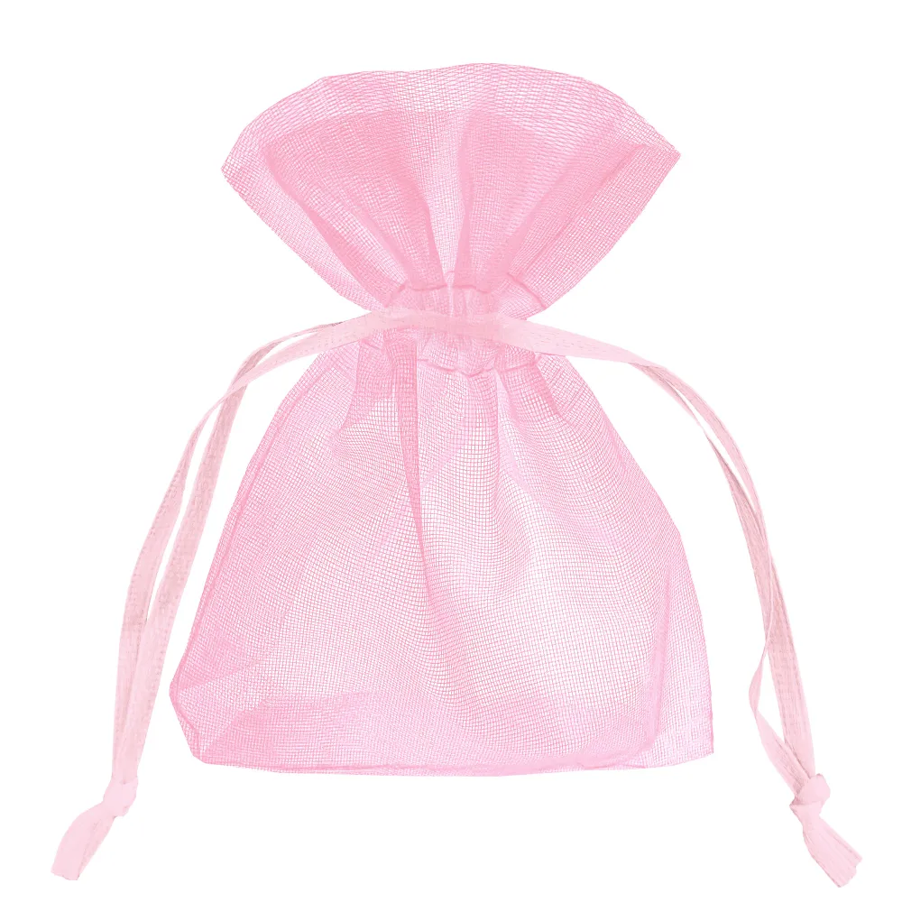 Bolsas de organza rosa pequeñ 10 uds. en Pack de 50 Unidades