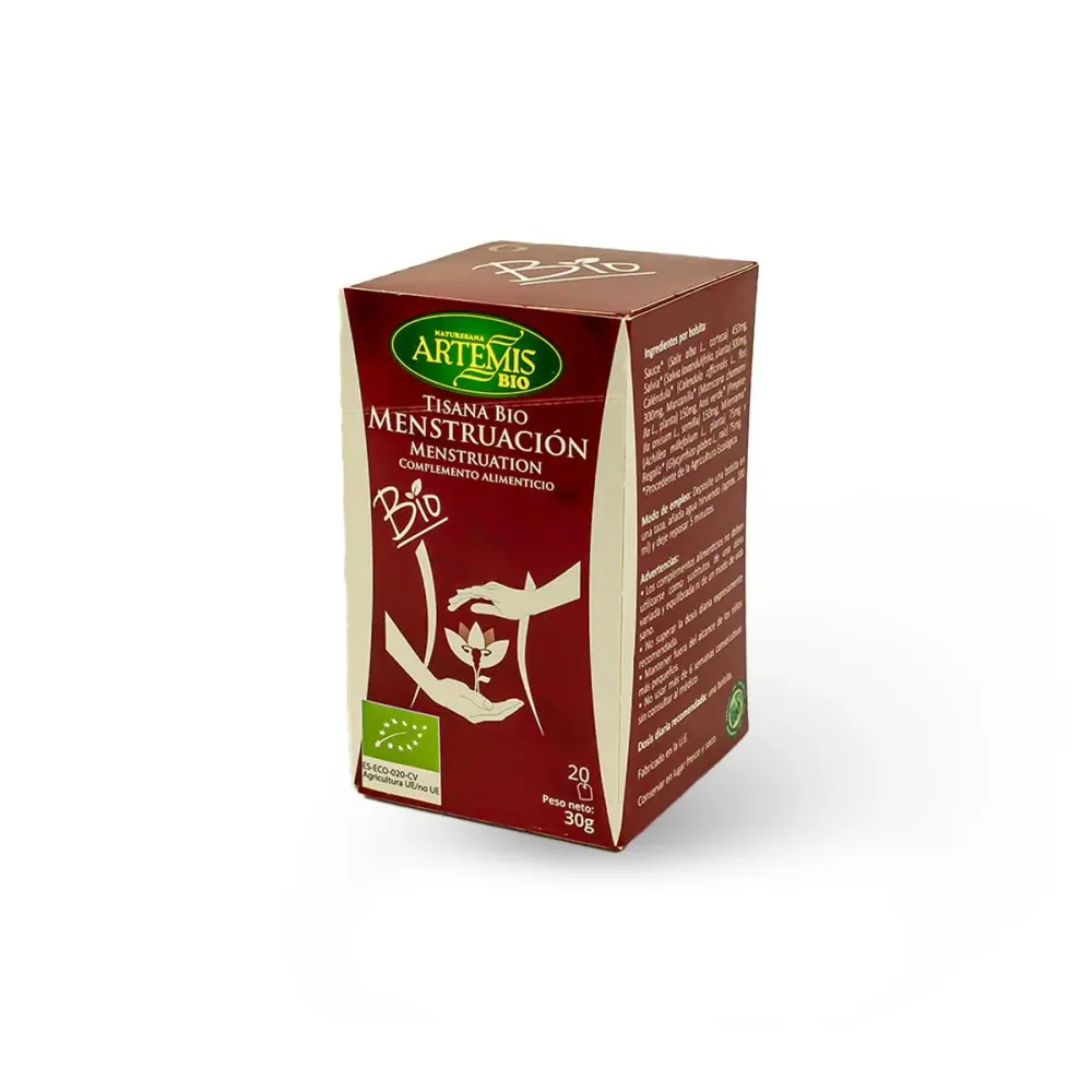 Filtro de Cartucho Plegado Tisana Bio Menstruación Artemis Bio 20 bolsitas