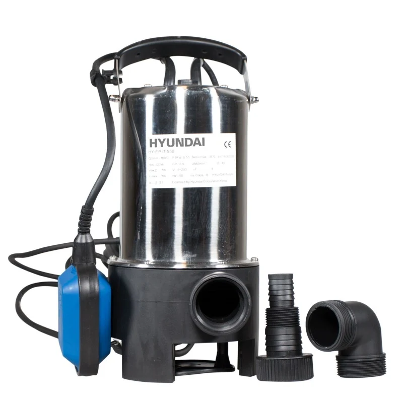 Central Hidráulica Bomba sumergible de agua sucia HY-EPIT550 Hyundai