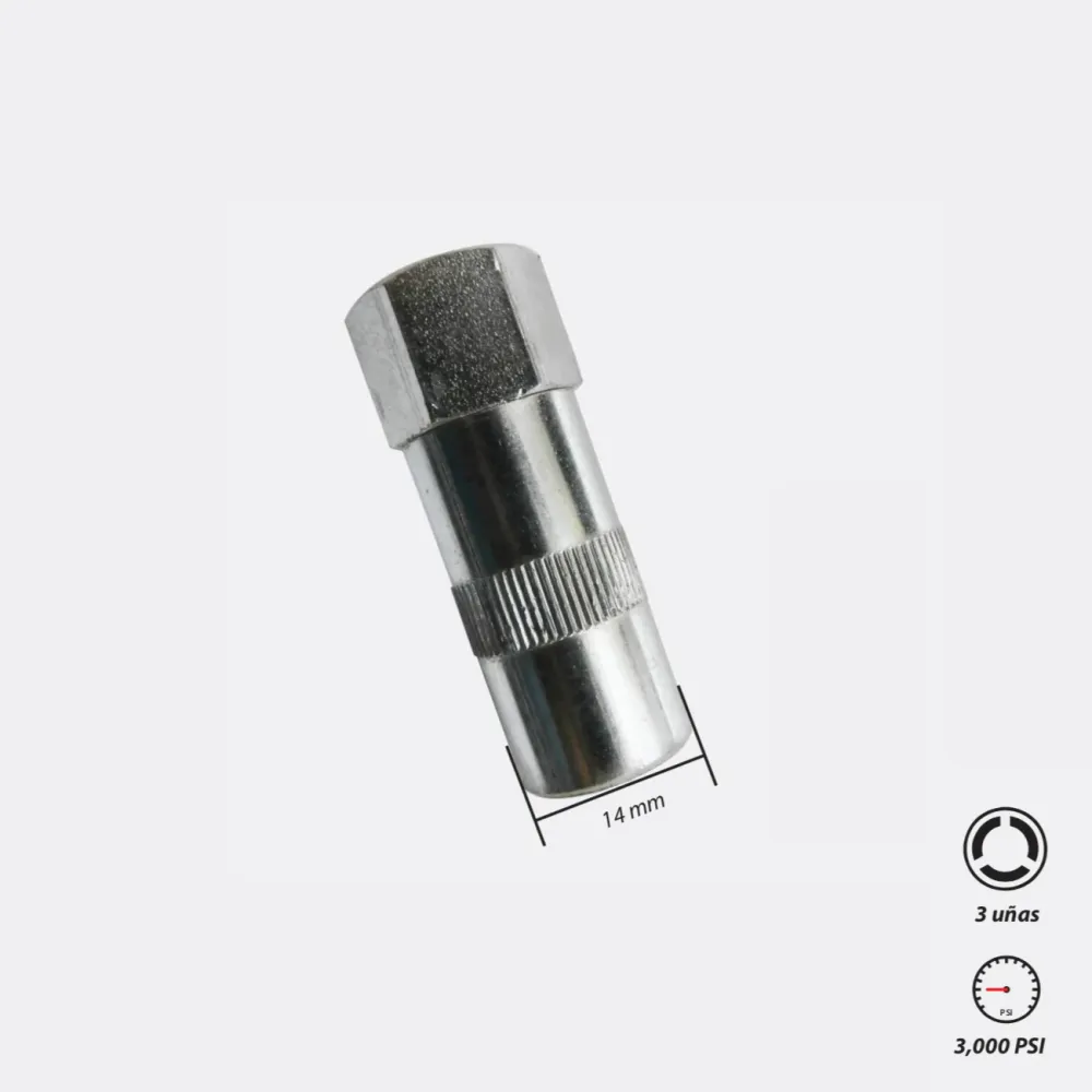 Adaptador de Riego Boquilla Hidráulica Para Inyector de Grasa Erkco 1005-33
