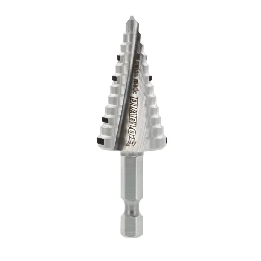 Broca escalonada de impacto Diablo de 7/8 pulg. x 2-3/4 pulg. L, paquete de 1 (paquete de 10)
