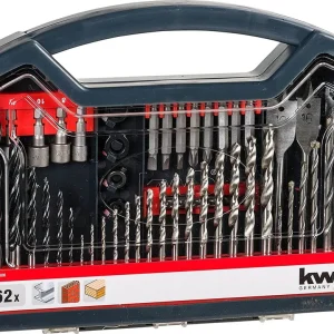 Juego de Brocas y Puntas 62 piezas KWB 49109106