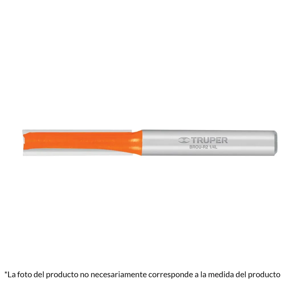 Broca para router, recta 2 filos, 3/4" para Metal, Madera y Plástico