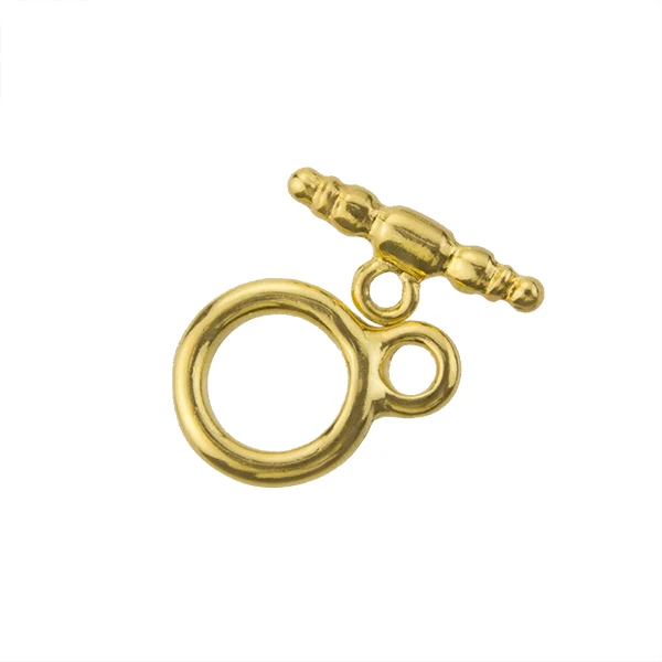 Broche T 22x11mm Dorado Deslumbrante