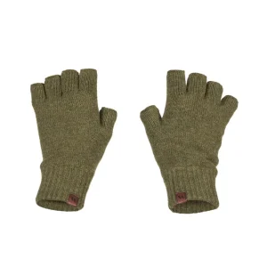 Broche de Liberación Rápida Back On Track Half Finger Gloves Olive L/XL