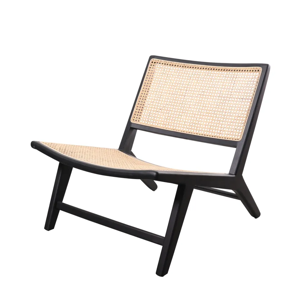 Profesional Industrial Rieten Fauteuil - Flora - Zwart
