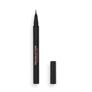 Revolution - Lápiz de cejas Hair Stroke Brow Pen - Light Marrón