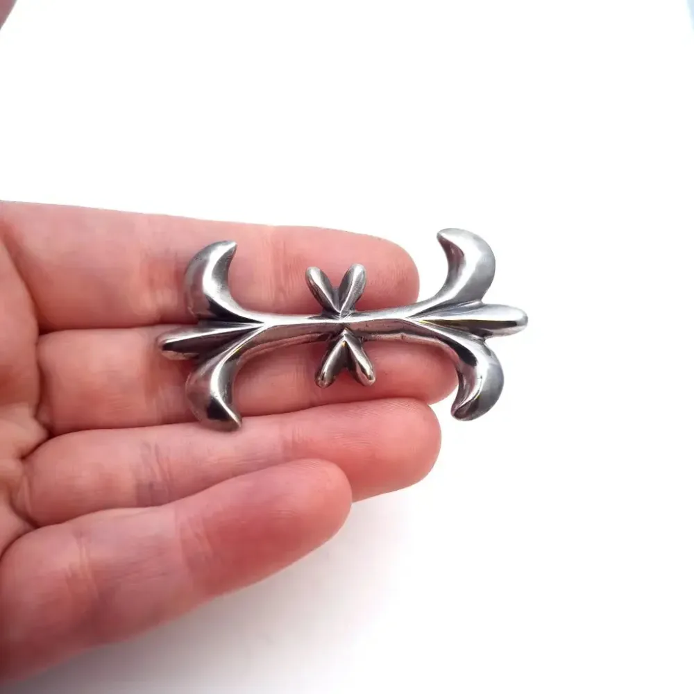 Vintage broche Navajo Sand Cast Tuff de plata 925, art nouveau, regalos.