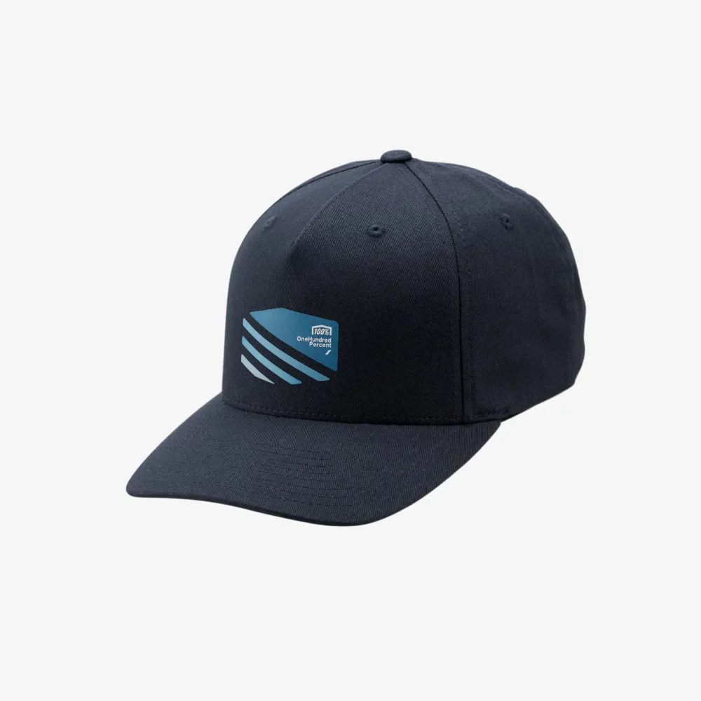 100% Gorro Jockey Blinds Snapback Navy de Fibra Sintética