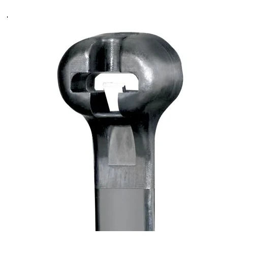 12x0.185 Dome-Top Stainless-Steel Locking Barb Cable Tie UV Poliamida 6.6 BT3S-M0 (Pack 1000)