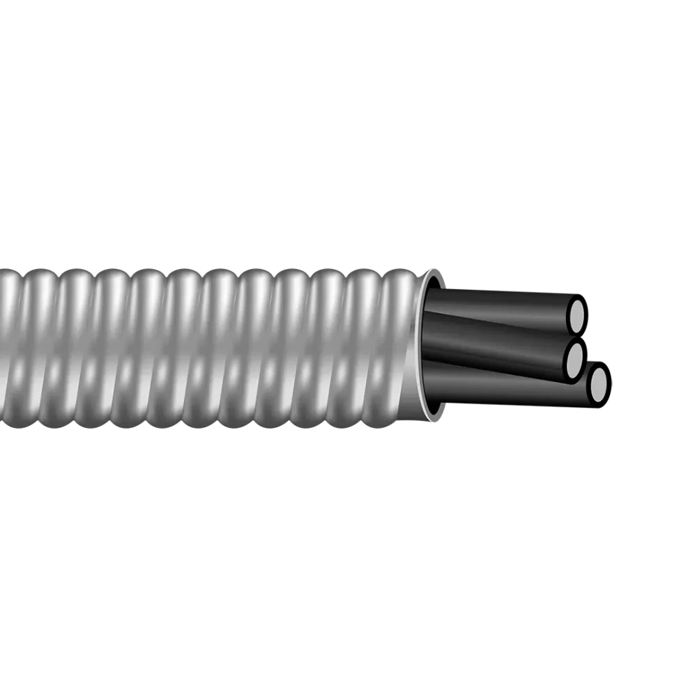 750-3 W/GRND Stranded Aluminio ligero Conductor Interlocked Armor MC Cable