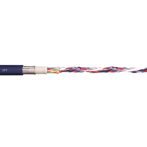 Igus CF11-02-14-02 24 AWG 14P Stranded Bare Cobrizo Shielded TC Braid TPE 300V Chainflex CF11 Data Cable