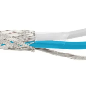 1000' Alpha Wire 24RC2S06 24 AWG 2 Conductor Braid 600V PTFE Insulation Manhattan High/Low Temperature Cable