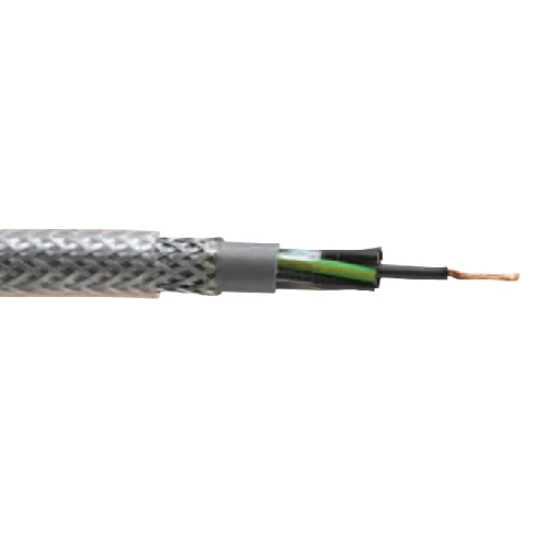 2.5mm 5C Bare Cobrizo Shielded Galvanised Steel Braid PVC 300/500V Controlflex SY Flexible Cable
