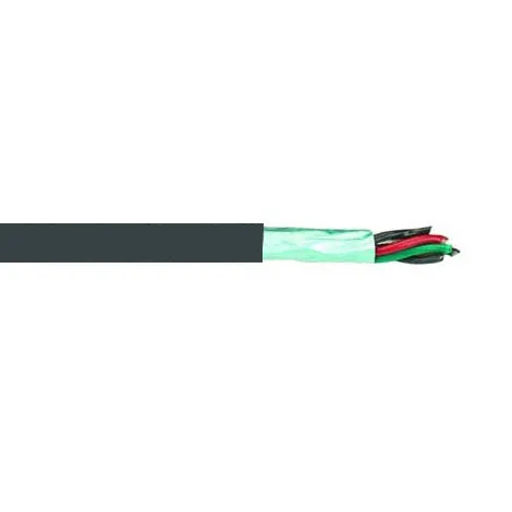Alpha Wire 25193 22 AWG 3 Conductors Foil Shield 300V Xtra Guard-2 Abrasion Resistant PUR Cable