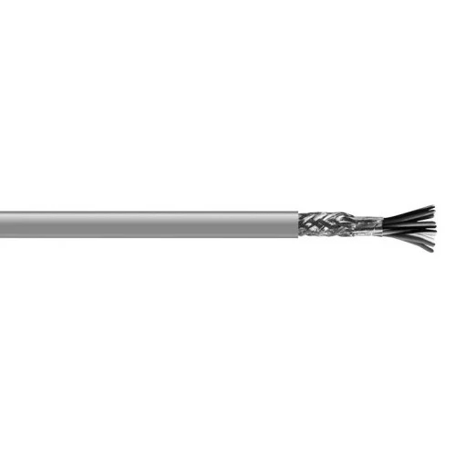 Alpha Wire 6332 24/8 24 AWG 8 Conductor 300V Foil Braid SR-PVC Insulation Communication Control Industrial Cable
