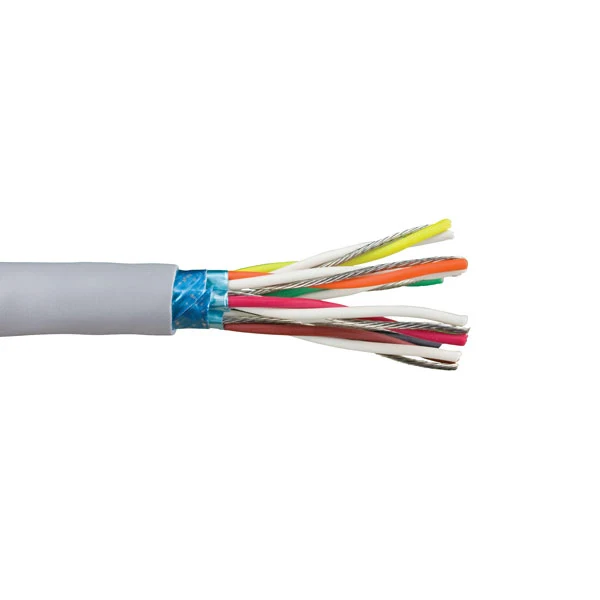 Alpha Wire 78224 24 AWG 4 Pairs Ind/Overall Foil 300V MPPE Insulation ECOGEN EcoCable