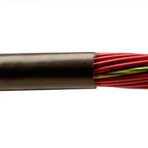 Alpha Wire 87205 20 AWG 5 Conductor 600V Unshielded Hytrel Insulation Torsional Flex Control Xtra Guard Performance Cable