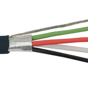 Alpha Wire M13232 20 AWG 2 Conductor Foil Shield PE Insulation 300V Communication and Control Cable