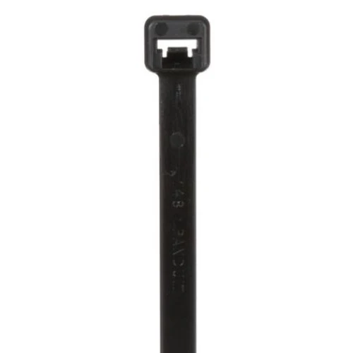 Nylon Standard Weather Resistant Locking Cable Tie Ébano PLT2.5S-M0 (Pack 1000)