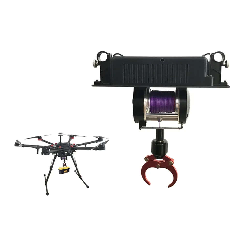 Alta Resistencia Cabrestante industrial para drones F10 con gancho de carga útil de 5 kg