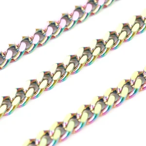 Cadena Tornasol, Stainless Acero